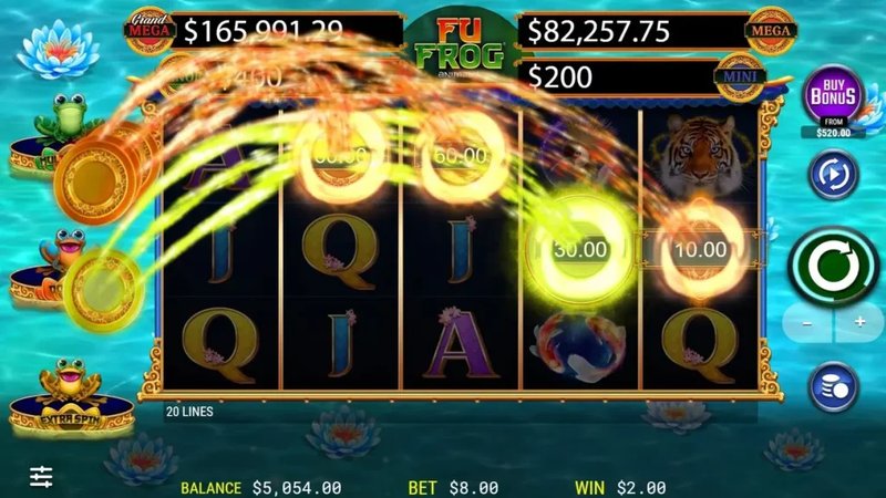 Overview of fu frog slot machine